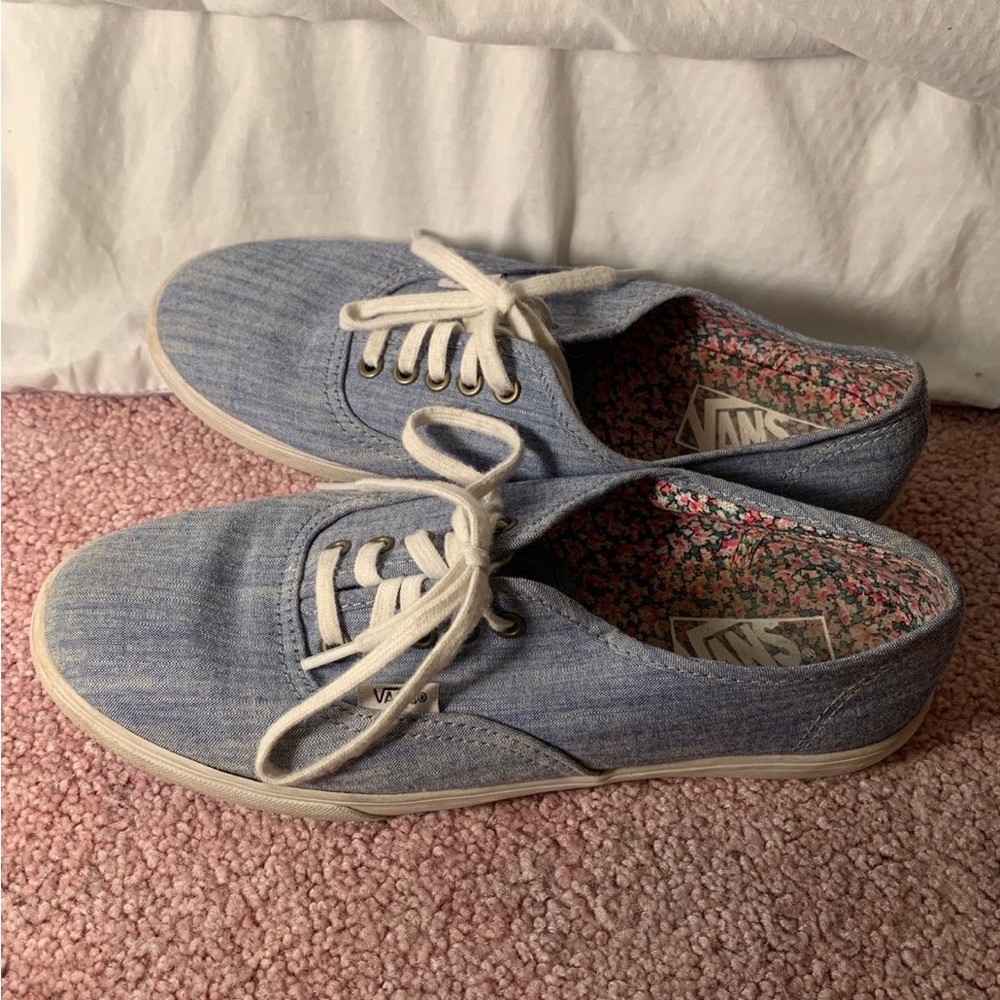 Vans Women's Denim Blue Sneakers